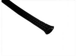 Polyester Schlauch 6-12mm schwarz 10m