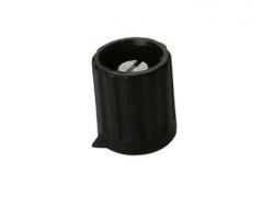 Drehknopf 4/15 SZ Zeig. schwarz