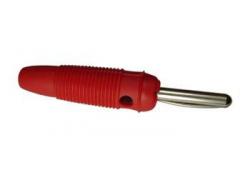 Laboratory plug 4mm red