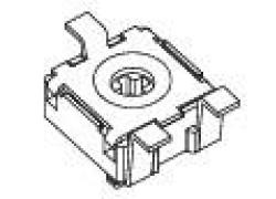 Trimmer SMD 10k horizontaal.