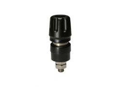 Laboratory socket 4mm zwart