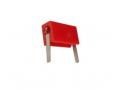 Laboratory Print connector 2mm red