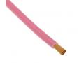 PVC apparatuur draad FLRY 0,5 mm roze 5m
